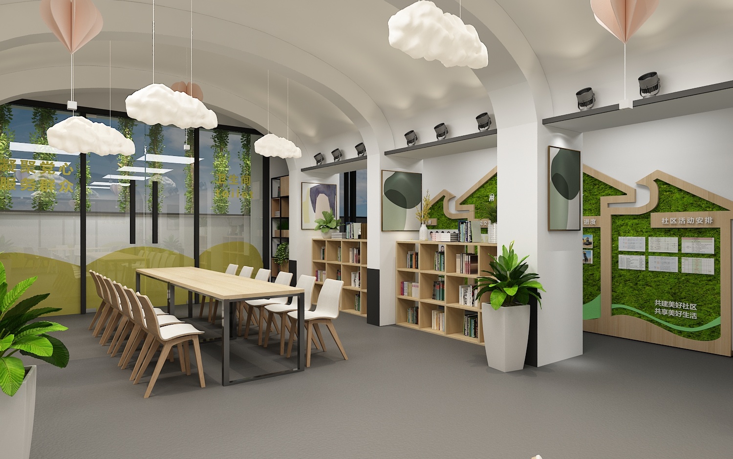 南山社區黨群服務中心設計服務 打造便民聚力的精神家園